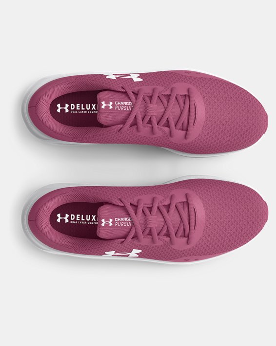 Women's UA Charged Pursuit 3 Running Shoes, Pink, pdpMainDesktop image number 2